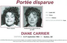 Le SPVQ aimerait bien résoudre la disparition de Diane Carrier survenue il y a 55 ans.