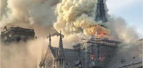 La Cathédrale Notre-Dame-de-Paris ravagée par un incendie
