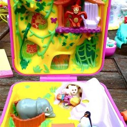 Polly Pocket - Coffret Zoo Eléphant - Mini-Poupée - Dès 4 ans - Jeux de  récré
