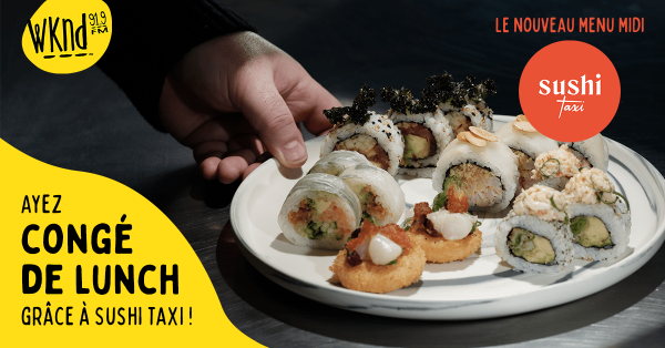 Ayez congé de lunch grâce à Sushi Taxi!