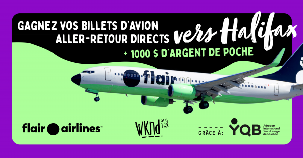 Visitez Halifax grâce à Flair Airlines et YQB!