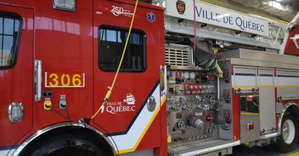 Plusieurs interventions des pompiers de Québec au cours des dernières heures