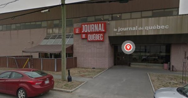 Début d'incendie dans les locaux du Journal de Québec dans le secteur Vanier