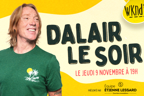 La première de DALAIR LE SOIR à la Scène Lebourgneuf le 9 novembre