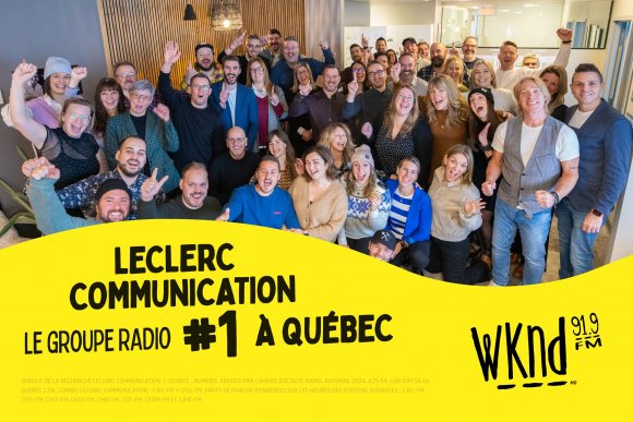 Leclerc Communication, groupe radio #1 à Québec