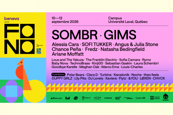 Fono 2026 : une programmation percutante pour clore l’été à Québec